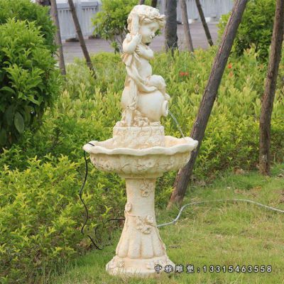 石雕公园喷泉雕塑