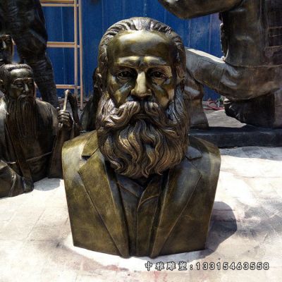 铜雕名人达尔文