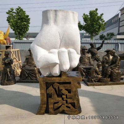 铜雕景观法治雕塑