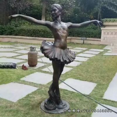 铜雕跳舞人物雕塑