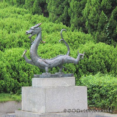 广场铜雕龙雕塑