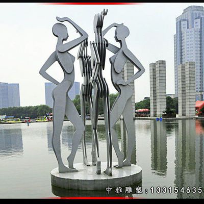 不锈钢情侣人物