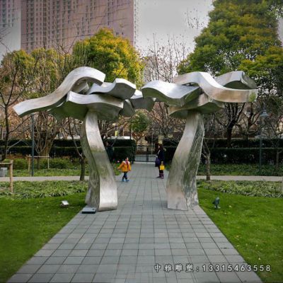 创意拱门不锈钢雕塑