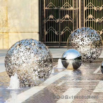 不锈钢广场喷泉雕塑