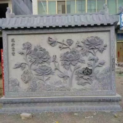 石浮雕公园景观