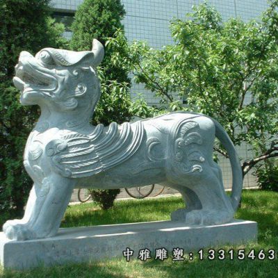 独角兽石雕动物