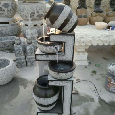 庭院流水池石雕