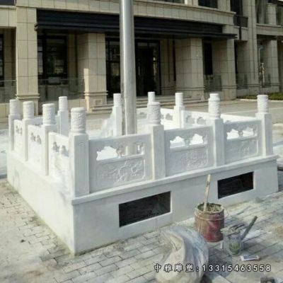 升旗台广场石雕雕塑