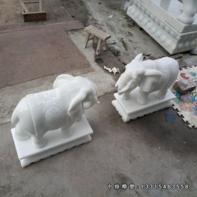 石雕吉祥如意大象