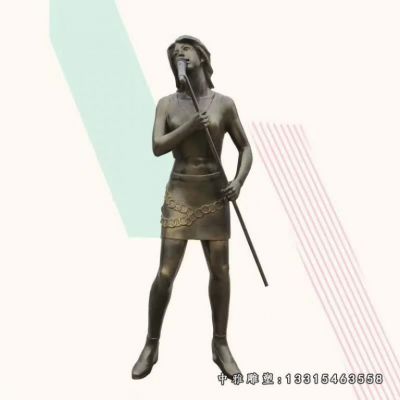 铜雕广场音乐人物