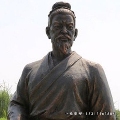 大型铜雕韩非子