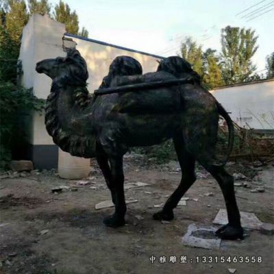 铜雕骆驼雕塑