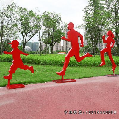 公园不锈钢跑步人物