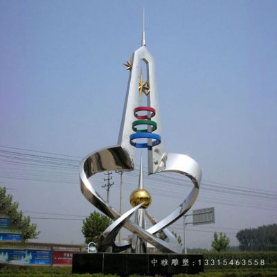 大型避雷针不锈钢雕塑