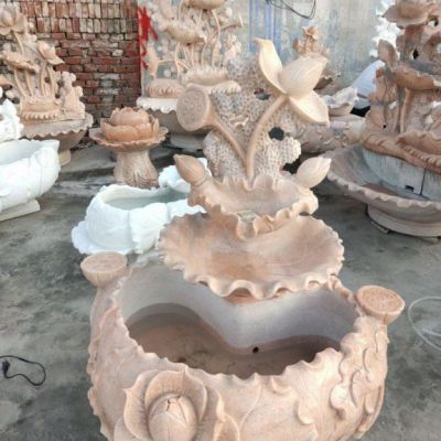 流水池景观石雕