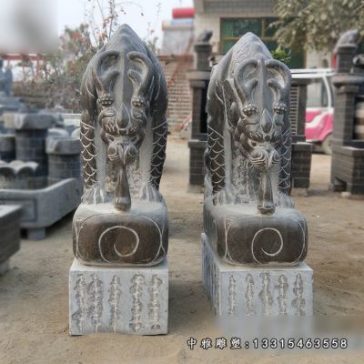 仿古石雕避水兽