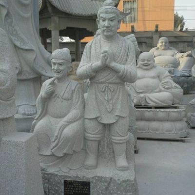 广场石雕二十四孝人物