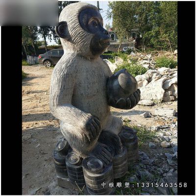 园林猴子石雕