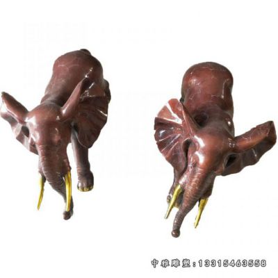 铜雕招财大象雕塑