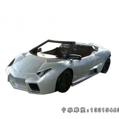 不锈钢广场车模雕塑