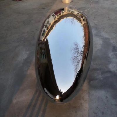 镜面水滴不锈钢雕塑