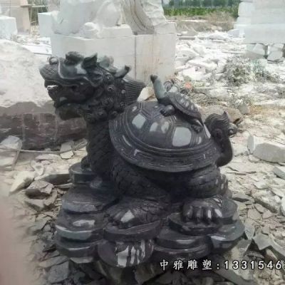 龙龟动物石雕雕塑