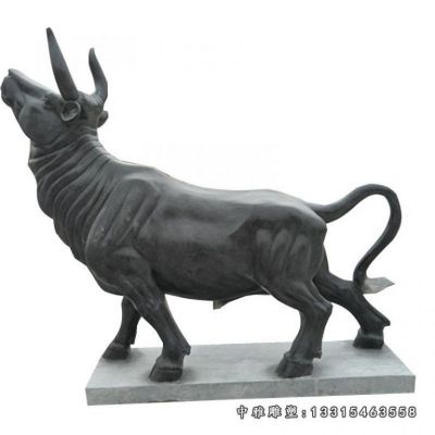 石雕开荒牛雕塑