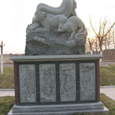 十二生肖石雕动物