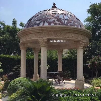 欧式石雕凉亭