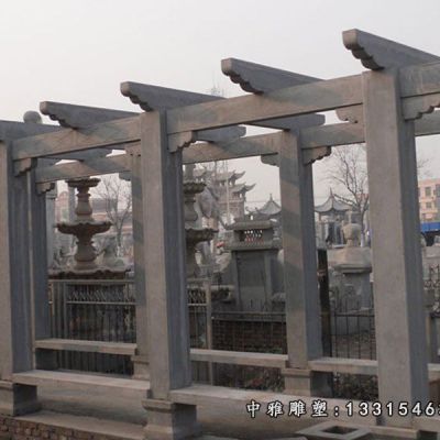 小区长廊石雕雕塑