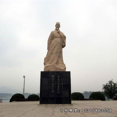 石雕文学家范仲淹