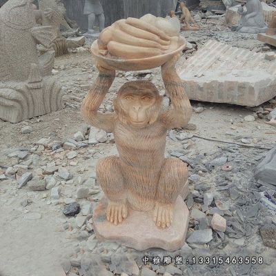 石雕公园猴子