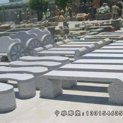 公园石凳雕塑