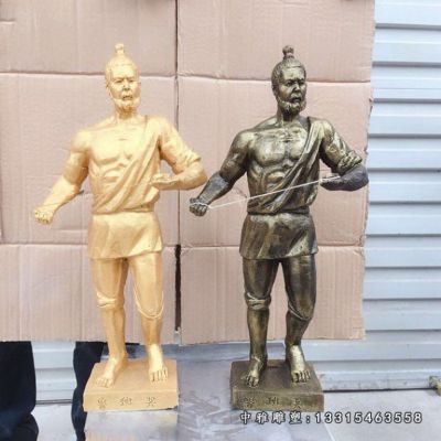 古代人物铜雕鲁班