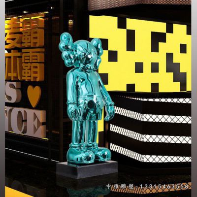 不锈钢镜面机器人雕塑