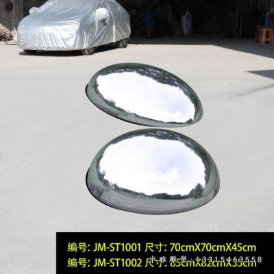 不锈钢镜面鹅卵石雕塑