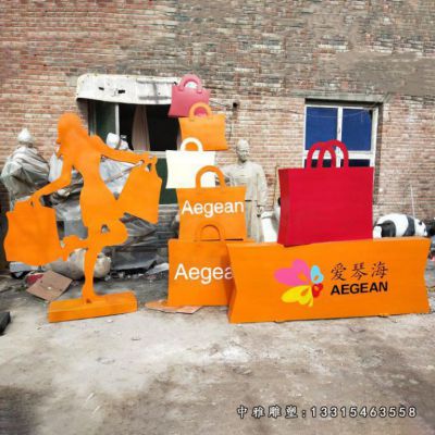 不锈钢购物人物