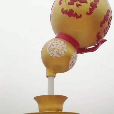 不锈钢葫芦雕塑