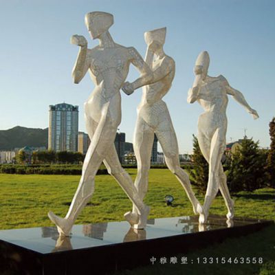 不锈钢竞走比赛人物