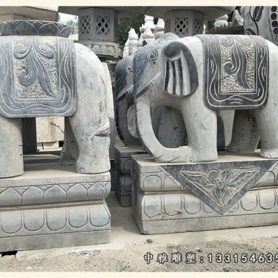 石雕公园大象