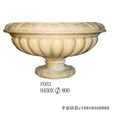 石雕花园花盆