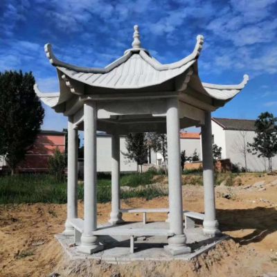 石雕景观凉亭雕塑