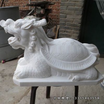 石雕招财龙龟