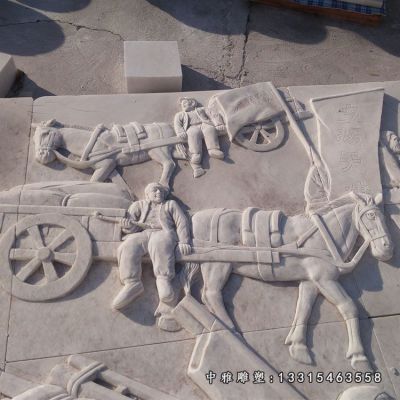 广场石浮雕景观摆件