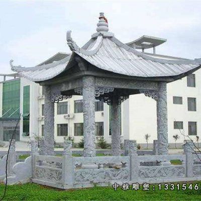 花园石雕凉亭