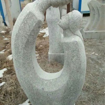 石雕抽象人物雕塑