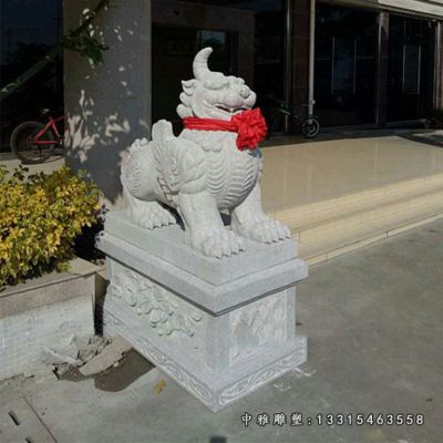 动物石雕独角兽