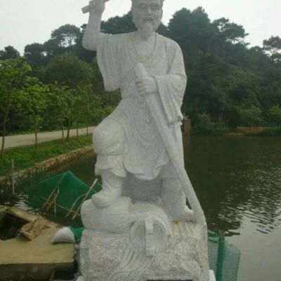 广场石雕二十四孝人物