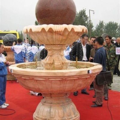 景观石雕风水球