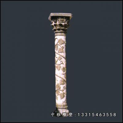 石雕广场罗马柱